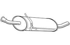 Zadní tlumič výfuku WALKER 23291