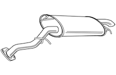 Zadní tlumič výfuku WALKER 23318