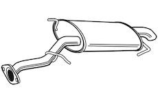 Zadní tlumič výfuku WALKER 23326