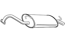 Zadní tlumič výfuku WALKER 23327