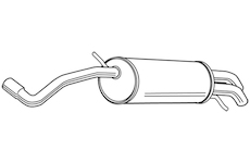 Zadní tlumič výfuku WALKER 23331