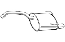 Zadní tlumič výfuku WALKER 23332