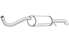 Zadní tlumič výfuku WALKER 23338