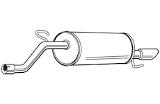 Zadní tlumič výfuku WALKER 23352