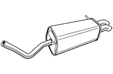 Zadní tlumič výfuku WALKER 23357