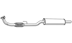 Predni tlumic vyfuku WALKER 23359