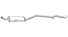 Zadní tlumič výfuku WALKER 23364