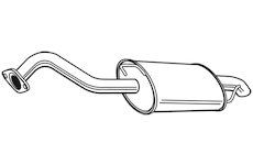 Zadní tlumič výfuku WALKER 23369