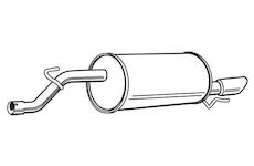 Zadní tlumič výfuku WALKER 23381