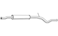 Střední tlumič výfuku WALKER 23386
