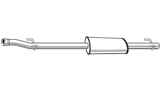 Zadní tlumič výfuku WALKER 23414