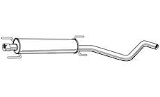 Střední tlumič výfuku WALKER 23427