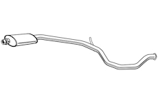 Střední tlumič výfuku WALKER 23432