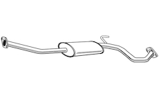 Střední tlumič výfuku WALKER 23437