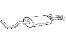 Zadní tlumič výfuku WALKER 23477