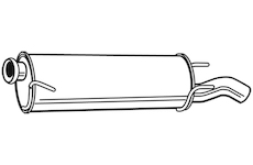 Zadní tlumič výfuku WALKER 23479