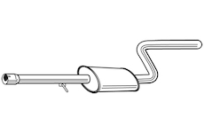 Střední tlumič výfuku WALKER 23481