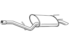 Zadní tlumič výfuku WALKER 23482