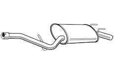 Zadní tlumič výfuku WALKER 23483