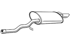 Zadní tlumič výfuku WALKER 23490