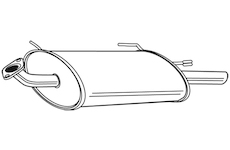 Zadní tlumič výfuku WALKER 23494