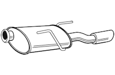 Zadní tlumič výfuku WALKER 23503