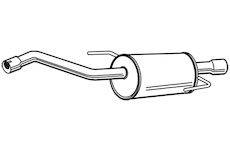 Zadní tlumič výfuku WALKER 23509