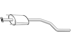 Střední tlumič výfuku WALKER 23520