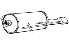 Zadní tlumič výfuku WALKER 23524