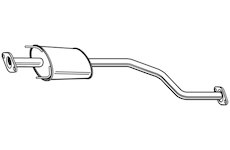 Střední tlumič výfuku WALKER 23644