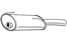 Zadní tlumič výfuku WALKER 23646