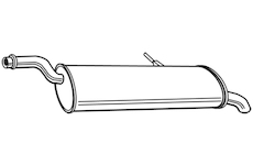 Zadní tlumič výfuku WALKER 23660