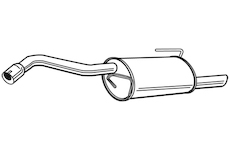 Zadní tlumič výfuku WALKER 23664