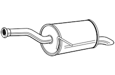 Zadní tlumič výfuku WALKER 23678