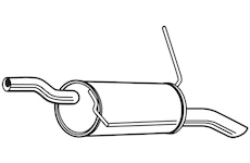 Zadní tlumič výfuku WALKER 23687