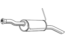 Zadní tlumič výfuku WALKER 23689