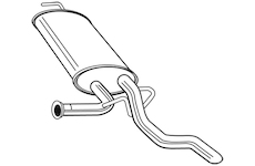 Zadní tlumič výfuku WALKER 23690