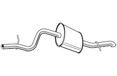 Zadní tlumič výfuku WALKER 23711