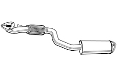 Predni tlumic vyfuku WALKER 23713