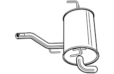 Zadní tlumič výfuku WALKER 23792
