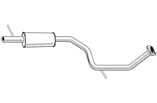 Střední tlumič výfuku WALKER 23881
