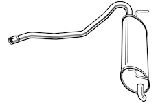 Zadní tlumič výfuku WALKER 23912