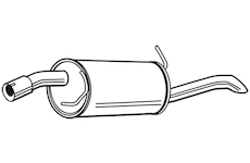 Zadní tlumič výfuku WALKER 23920