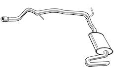 Zadní tlumič výfuku WALKER 23921