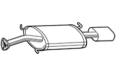 Zadní tlumič výfuku WALKER 23922