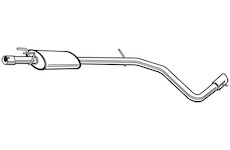 Střední tlumič výfuku WALKER 23923