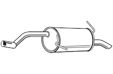 Zadní tlumič výfuku WALKER 23975