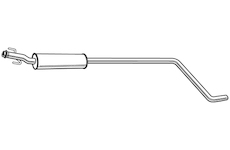 Střední tlumič výfuku WALKER 24048