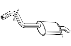 Zadní tlumič výfuku WALKER 24052