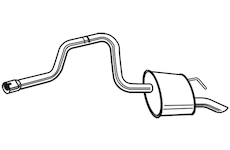 Zadní tlumič výfuku WALKER 24055